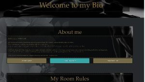 Design 7 - Chaturbate profile already created