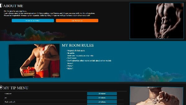 Desen 10 - profil Chaturbate deja creat