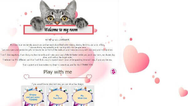 Design 6 - Chaturbate profile already created