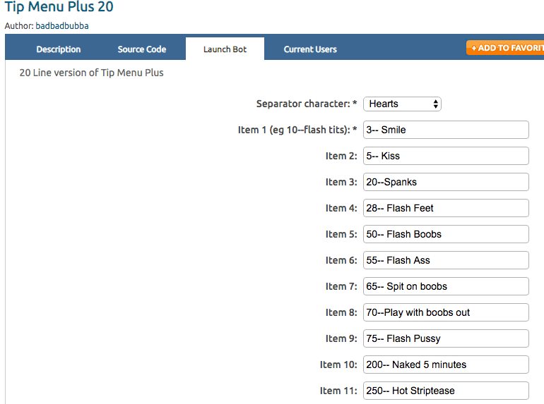 How to configure the Bot \