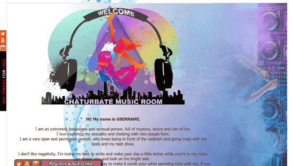 Desen 17 - profil Chaturbate deja creat