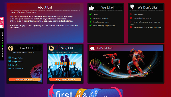 Design 21 - VideoChat profile already created