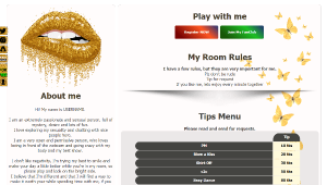Design 26 – Chaturbate BIO profile already created