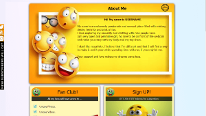 Design 27 - Chaturbate BIO profile already created