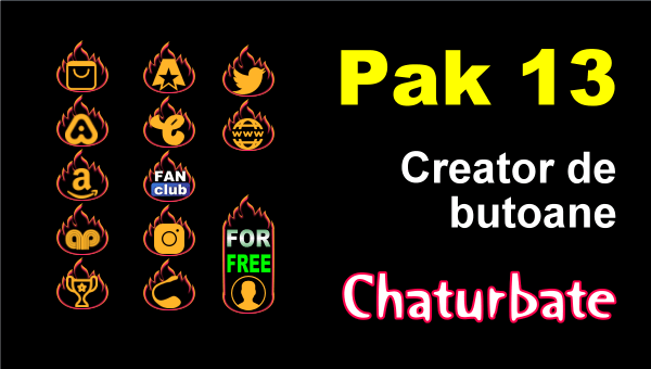 Pak-13-Creator-de-butoane-și-pictograme-social-media-pentru-Chaturbate - Video Chat de Acasa Pak-13-Creator-de-butoane-și-pictograme-social-media-pentru-Chaturbate