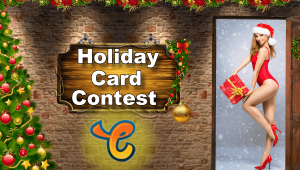 Chaturbate holiday card contest for 2020