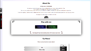 Design 28 - Chaturbate BIO profile already created