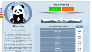 Design 31 - Chaturbate BIO profile already created
