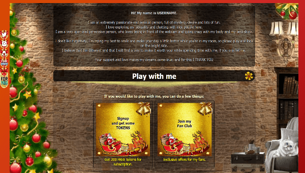 Design 35 - Chaturbate BIO profile already created