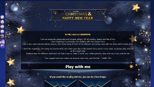 Design 36 - Chaturbate BIO profile already created