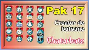 Read more about the article Pak 17 – Generator de butoane și pictograme pentru Chaturbate