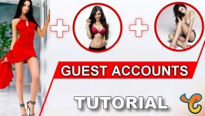 How to Create Guest Accounts in Chaturbate?