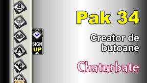 Pak 34 – Generator de butoane și pictograme pentru Chaturbate