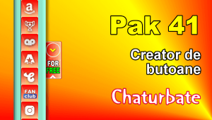 Pak 41 - Generator de butoane și pictograme pentru Chaturbate