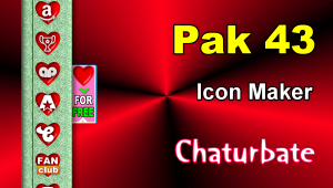 Pak 43 - FREE Chaturbate Social Media Button and Icon Maker