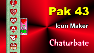 Pak 43 – FREE Chaturbate Social Media Button and Icon Maker
