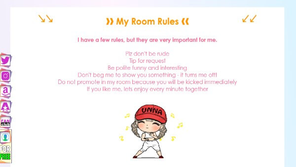Design 61 - Chaturbate BIO profile already created