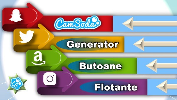 CamSoda – Generator de butoane și pictograme social media pentru biografie – Instrument online