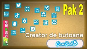 CamSoda – Pak 2 – Generator de butoane și pictograme social media