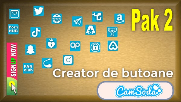 CamSoda - Pak 2 - Generator de butoane și pictograme social media