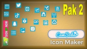 CamSoda - Pak 2 - Social Media Icon Maker Online Tool