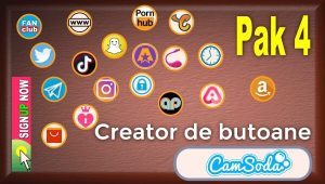 CamSoda - Pak 4 - Generator de butoane și pictograme social media