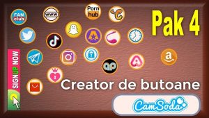 CamSoda – Pak 4 – Generator de butoane și pictograme social media