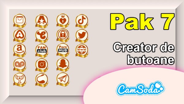 CamSoda - Pak 7 - Generator de butoane și pictograme social media