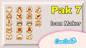 CamSoda - Pak 7 - Social Media Icon Maker Online Tool