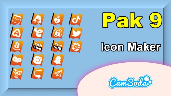 CamSoda - Pak 9 - Social Media Icon Maker Online Tool