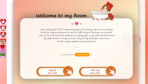 Desen 63 - profil VideoChat deja creat pentru Chaturbate