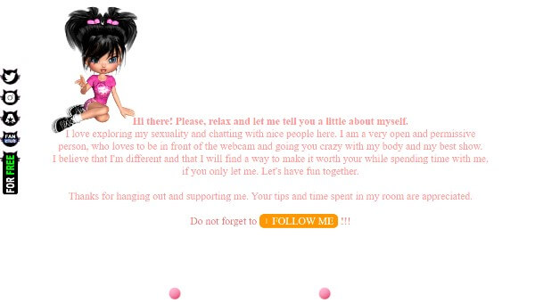 Read more about the article Design 64 – Chaturbate BIO profile already created