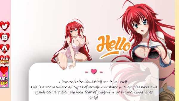 Design 66 - Chaturbate BIO profile already created