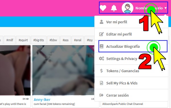 Cómo crear y personalizar tu perfil de webcam en Camsoda.com