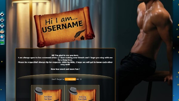 Read more about the article Design 67 – Chaturbate BIO profile already created