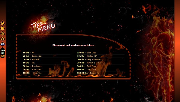 Design 69 - Chaturbate BIO profile already created