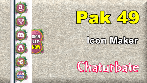 Pak 49 - FREE Chaturbate Social Media Button and Icon Maker