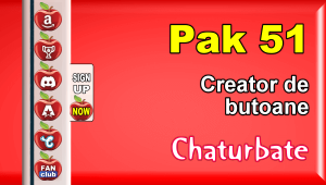 Pak 51 - Generator de butoane și pictograme pentru Chaturbate