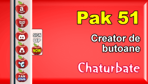 Read more about the article Pak 51 – Generator de butoane și pictograme pentru Chaturbate