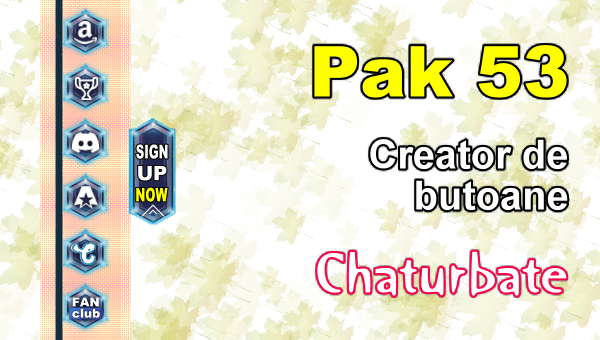 Pak 53 - Generator de butoane și pictograme pentru Chaturbate - Video Chat de Acasa Pak 53 - Generator de butoane și pictograme pentru Chaturbate