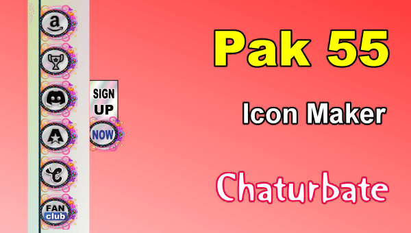 Pak 55 - FREE Chaturbate Social Media Button and Icon Maker - Erotic Video Chat at Home Pak 55 - FREE Chaturbate Social Media Button and Icon Maker