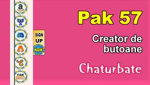 Pak 57 - Generator de butoane și pictograme pentru Chaturbate
