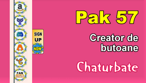 Pak 57 – Generator de butoane și pictograme pentru Chaturbate