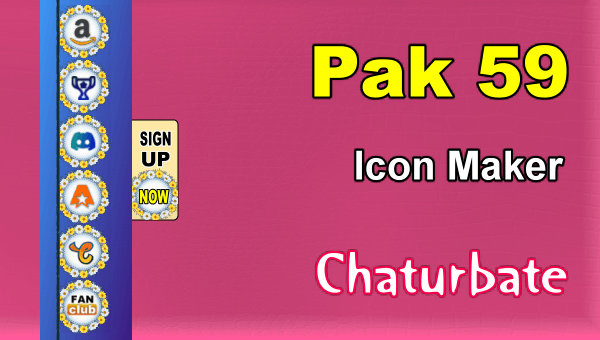 Pak 59 - FREE Chaturbate Social Media Button and Icon Maker - Erotic Video Chat at Home Pak 59 - FREE Chaturbate Social Media Button and Icon Maker