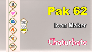 Pak 62 – FREE Chaturbate Social Media Button and Icon Maker