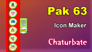 Pak 63 - FREE Chaturbate Social Media Button and Icon Maker