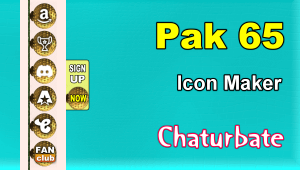 Read more about the article Pak 65 – FREE Chaturbate Social Media Button and Icon Maker