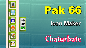 Pak 66 – FREE Chaturbate Social Media Button and Icon Maker