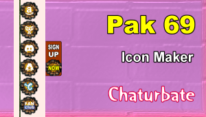 Pak 69 - FREE Chaturbate Social Media Button and Icon Maker