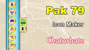 Pak 79 – FREE Chaturbate Social Media Button and Icon Maker